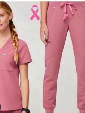 Figs Set in Breast Cancer Pink, Small